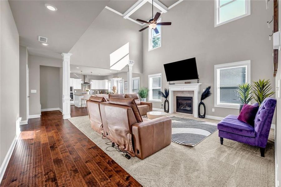 Furnished interior view inside a new home in , Douglasville (Image 25). Furnished interior view inside a new home in , Douglasville (Image 25).
