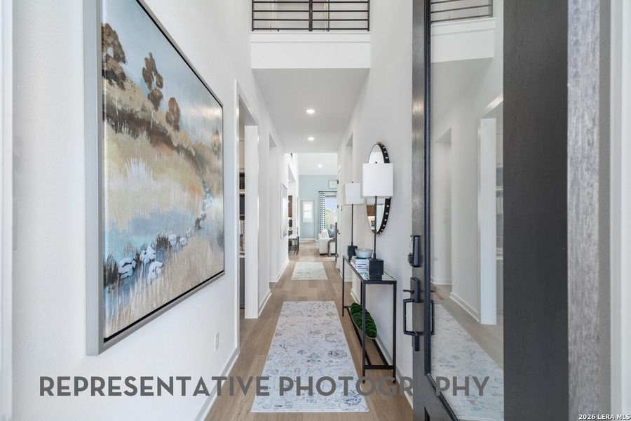 Furnished interior view inside a new home in Venado Crossing, Cibolo (Image 7). Furnished interior view inside a new home in Venado Crossing, Cibolo (Image 7).
