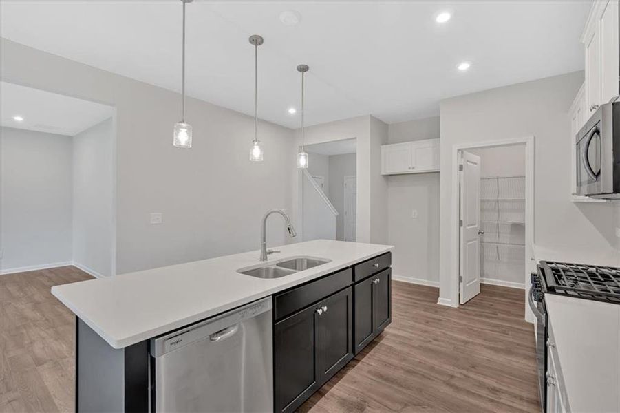 Furnished interior view inside a new home in Sweetlake Grove, Mableton (Image 8).