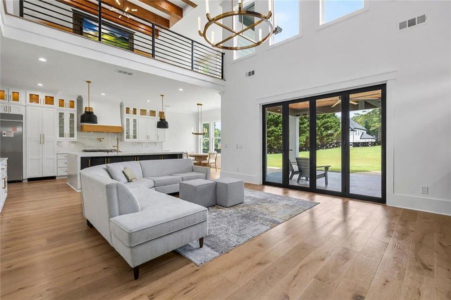 Furnished interior view inside a new home in , Braselton (Image 8).