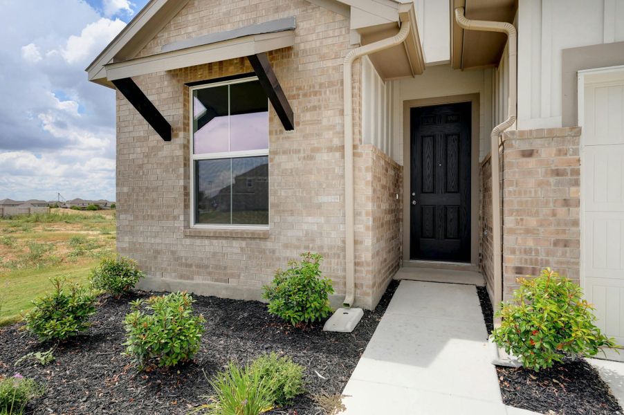 Exterior details and patio area of a home in Willowbrook, New Braunfels (Image 3). Exterior details and patio area of a home in Willowbrook, New Braunfels (Image 3).