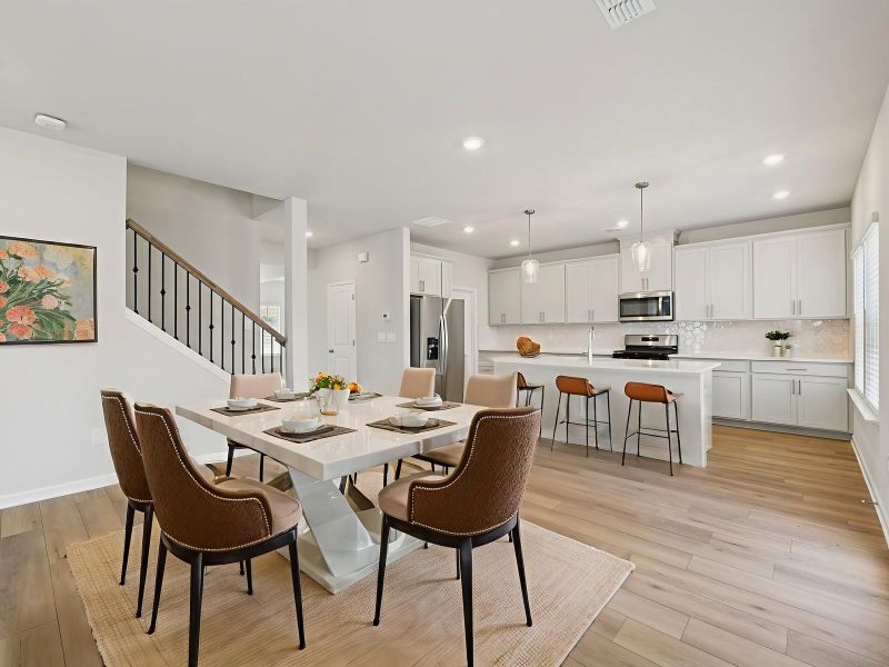 Furnished interior view inside a new home in Harmony Manor, Fairburn (Image 4).