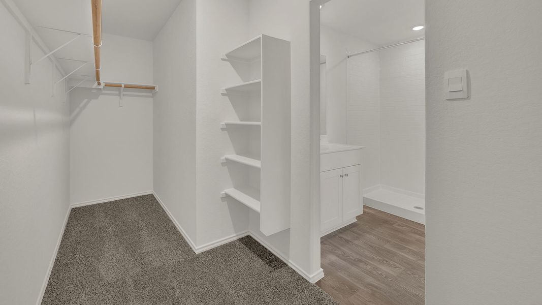 Representative unfurnished interior of a home built from the The Emma by D.R. Horton in Spring Valley, New Braunfels (Image 18).