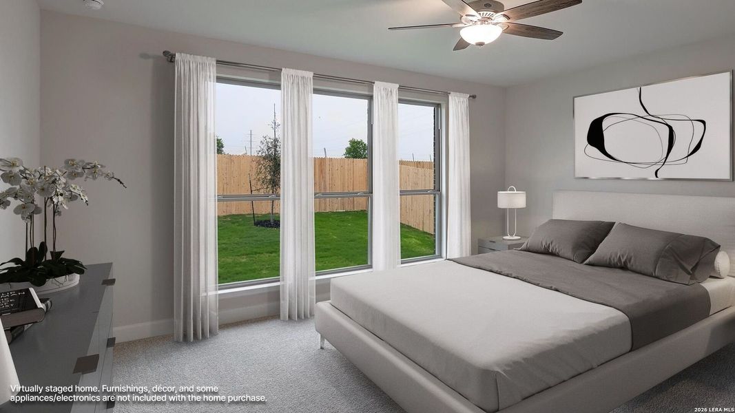 Furnished interior view inside a new home in Haby Hill, San Antonio (Image 6).