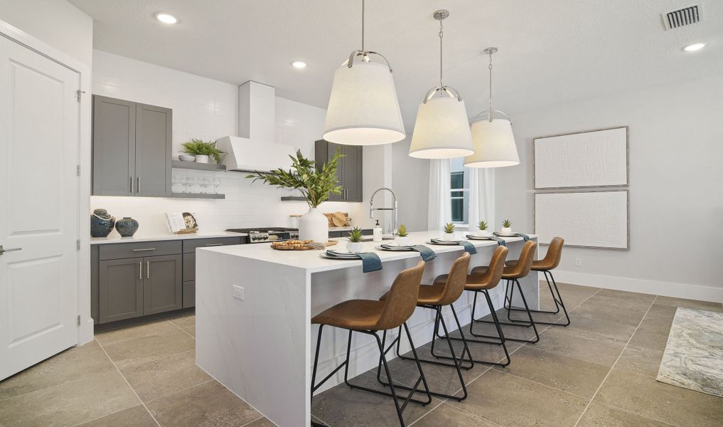 Striking Loft Look kitchen