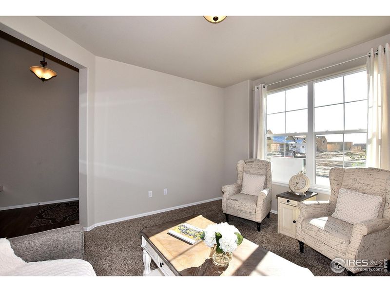 Furnished interior view inside a new home in Union Colony West, Greeley (Image 6). Furnished interior view inside a new home in Union Colony West, Greeley (Image 6).