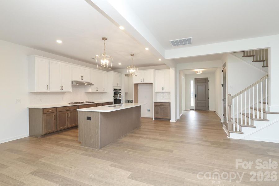 Furnished interior view inside a new home in Estates at Sugar Creek, Indian Land (Image 8).
