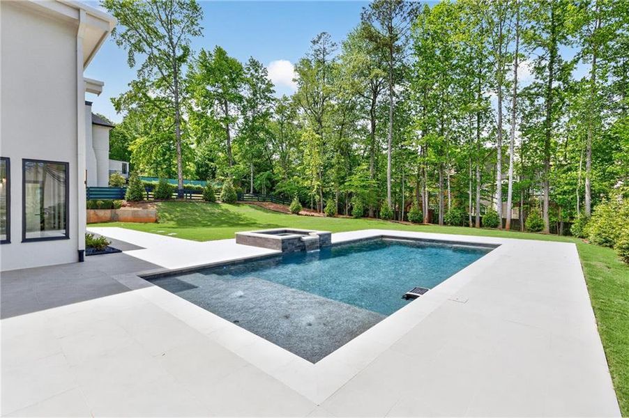 Exterior details and patio area of a home in , Sugar Hill (Image 38).