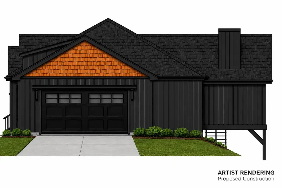 Exterior rendering of this home design in , Hendersonville, NC (Image 3).