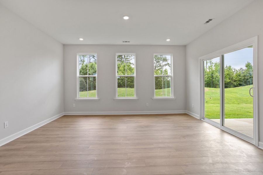Spacious, unfurnished interior of a new home in Renaissance at White Oak, Garner (Image 18). Spacious, unfurnished interior of a new home in Renaissance at White Oak, Garner (Image 18).