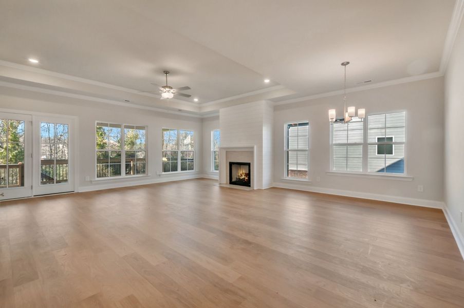 Olivia II- Great Room and Dining Room