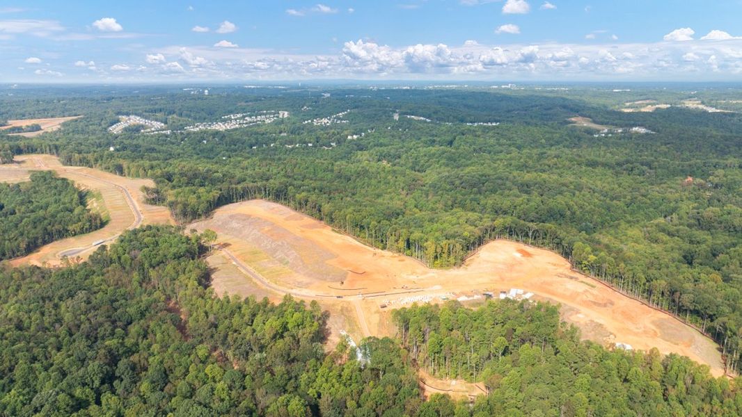Site preparation for new homesites in Oconee Overlook Townhomes, Gainesville (Image 20).