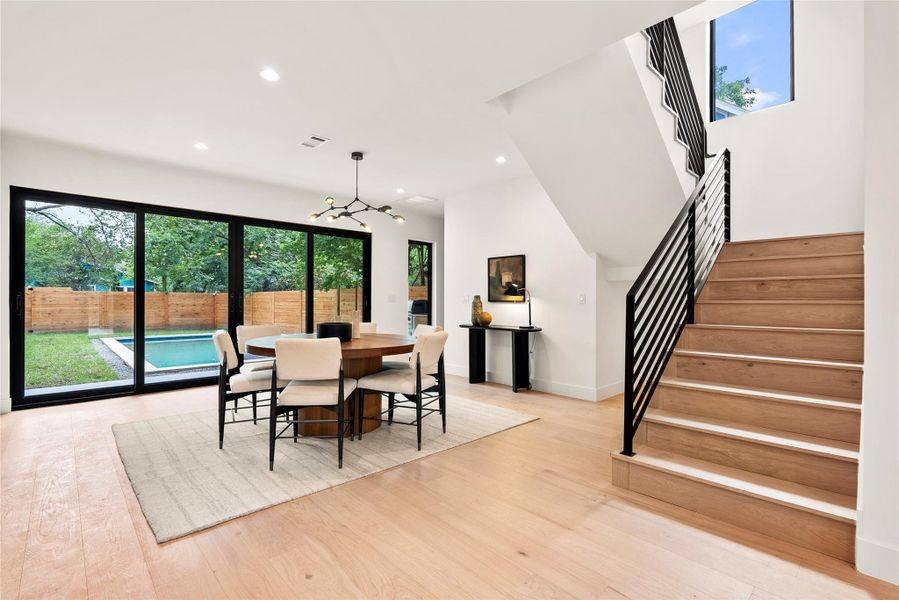 Furnished interior view inside a new home in , Austin (Image 6).