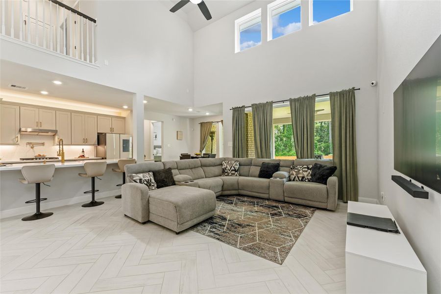 Furnished interior view inside a new home in Timber Hollow, Magnolia (Image 9).