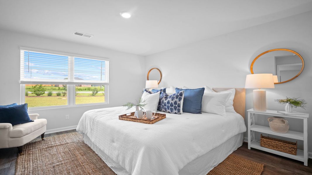 Furnished interior view inside a new home in Longleaf Village, Rincon (Image 25). Furnished interior view inside a new home in Longleaf Village, Rincon (Image 25).