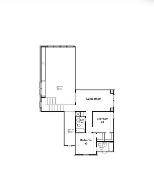 2D floor plan layout for the Fordham by Highland Homes in Two Step Farm: 50ft. lots, Montgomery, TX (Image 18). 2D floor plan layout for the Fordham by Highland Homes in Two Step Farm: 50ft. lots, Montgomery, TX (Image 18).