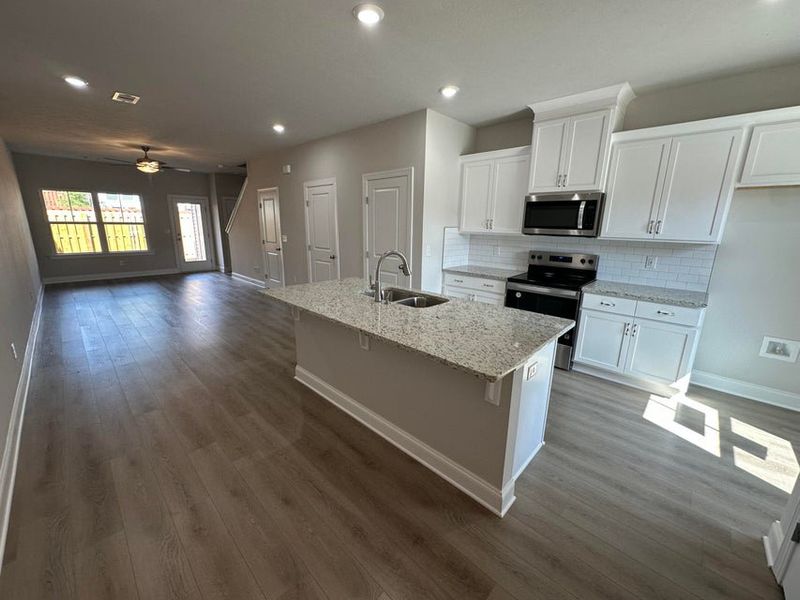 Furnished interior view inside a new home in Forrest Bluff Townhomes, North Augusta (Image 28).