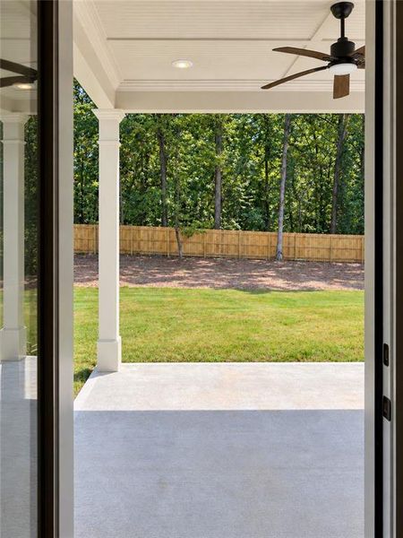 Exterior details and patio area of a home in , Gainesville (Image 23).
