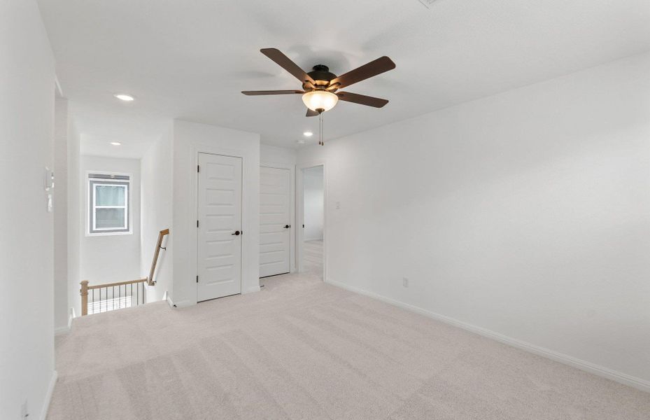 Spacious, unfurnished interior of a new home in Horizon Lake, Leander (Image 18). Spacious, unfurnished interior of a new home in Horizon Lake, Leander (Image 18).