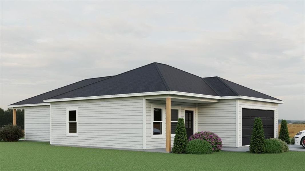 Front exterior of a new home in , West, TX, highlighting curb appeal (Image 19).