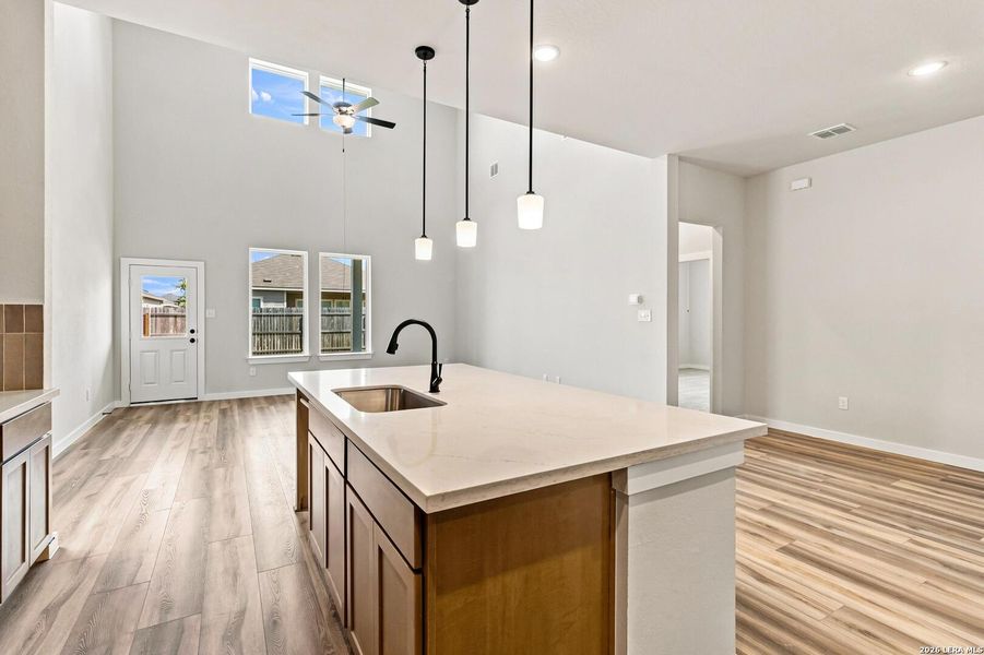Furnished interior view inside a new home in Cordova Crossing, Seguin (Image 8). Furnished interior view inside a new home in Cordova Crossing, Seguin (Image 8).