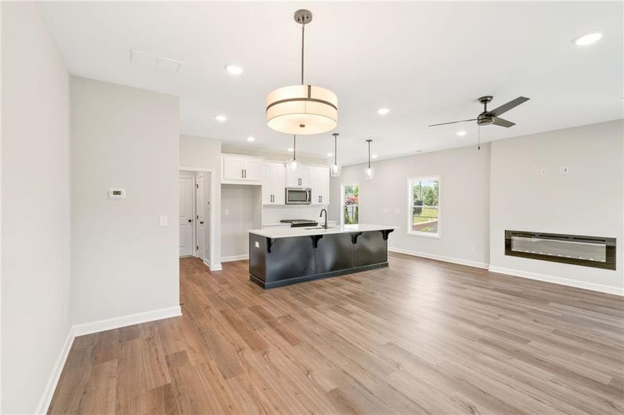 Furnished interior view inside a new home in Wilkins Walk, Mableton (Image 14). Furnished interior view inside a new home in Wilkins Walk, Mableton (Image 14).