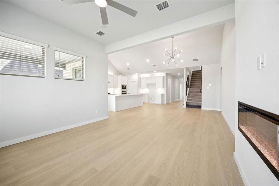 Living Room in the Wimbledon home plan by Trophy Signature Homes – REPRESENTATIVE PHOTO Living Room in the Wimbledon home plan by Trophy Signature Homes – REPRESENTATIVE PHOTO