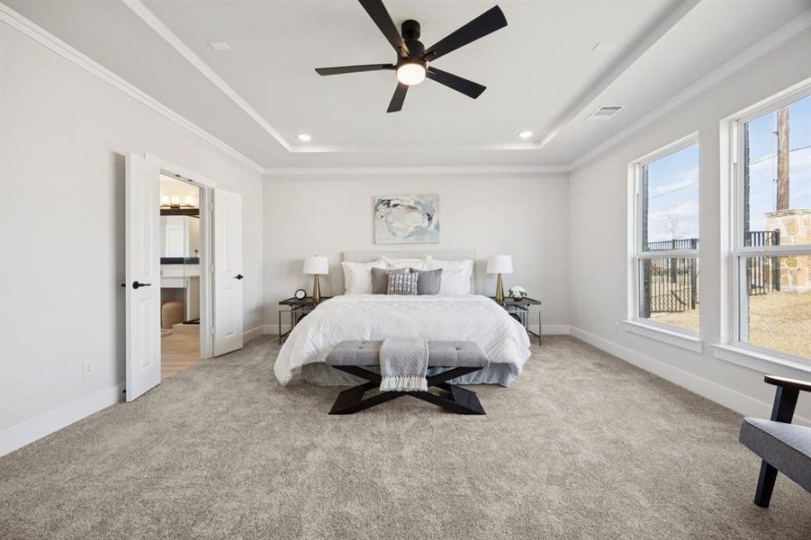 Furnished interior view inside a new home in , Frisco (Image 16).