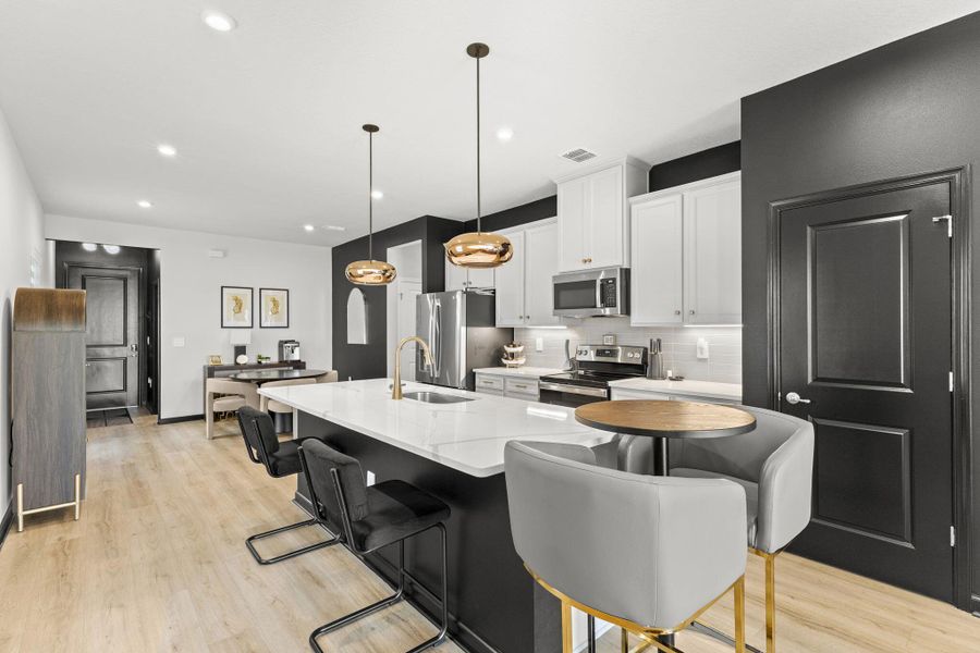 Furnished interior view inside a new home in , Port St. Lucie (Image 38).