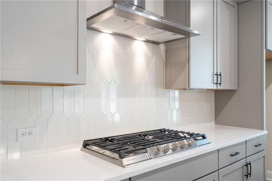 Furnished interior in a model home at Melody Lakeside Estates in Buford (Image 22).