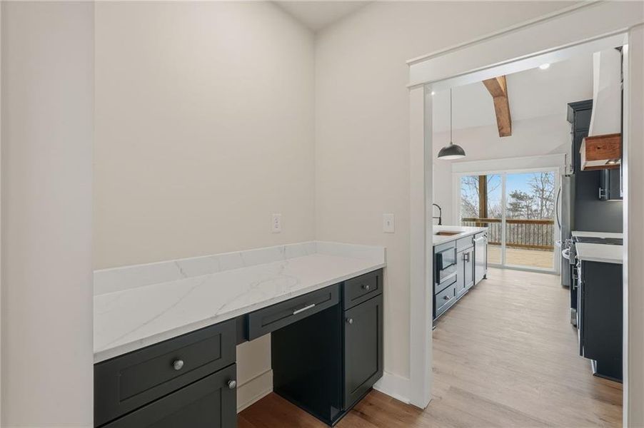 Furnished interior view inside a new home in , Dahlonega (Image 12).