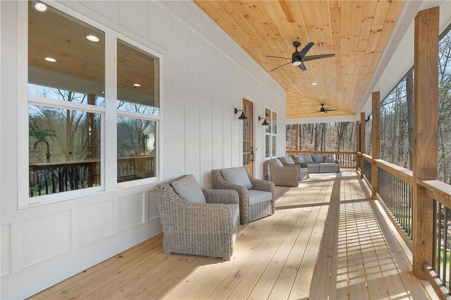 Exterior details and patio area of a home in , Ball Ground (Image 28).