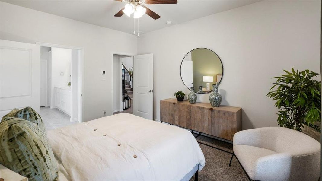 Furnished interior view inside a new home in Bel Air Village, Sherman (Image 25). Furnished interior view inside a new home in Bel Air Village, Sherman (Image 25).