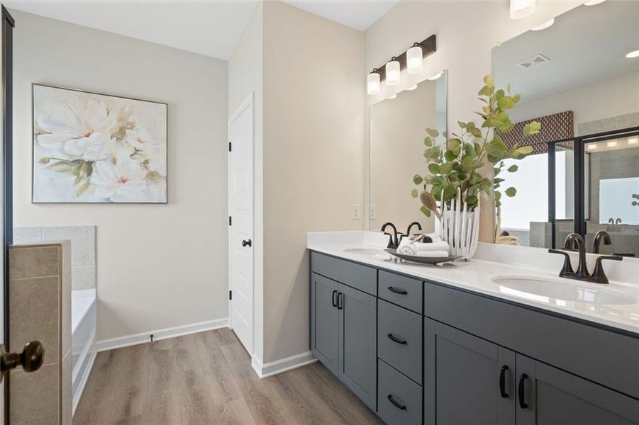 Furnished interior view inside a new home in Hillcrest Park, Ringgold (Image 27).