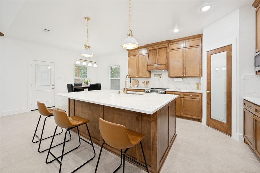 Furnished interior view inside a new home in , Fort Worth (Image 13).