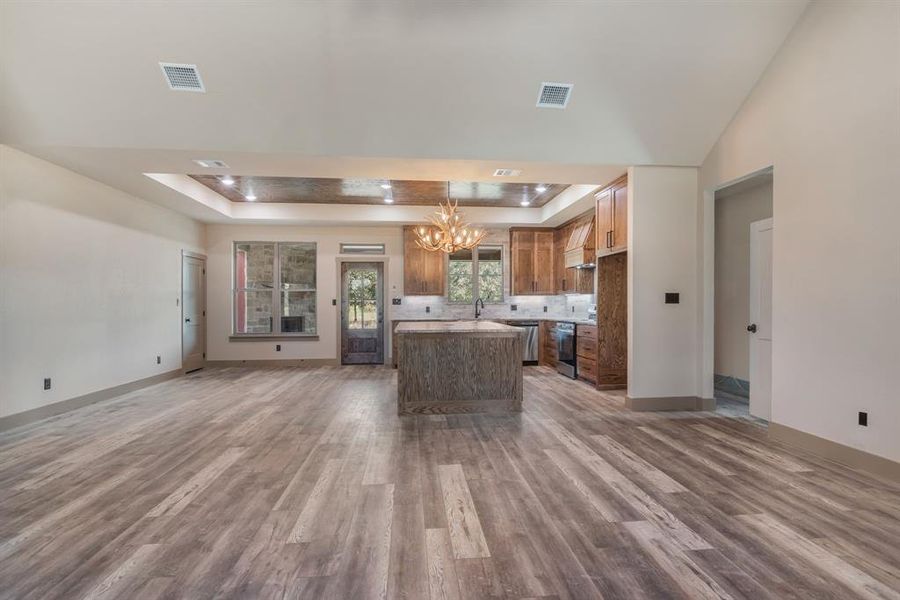 Furnished interior view inside a new home in , Loving (Image 13).