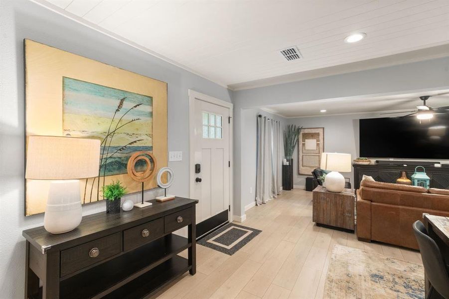 Furnished interior view inside a new home in , Pilot Point (Image 4). Furnished interior view inside a new home in , Pilot Point (Image 4).