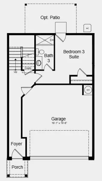 2D floor plan layout of this home in Rosewood Farm, Lawrenceville, GA (Image 5). 2D floor plan layout of this home in Rosewood Farm, Lawrenceville, GA (Image 5).