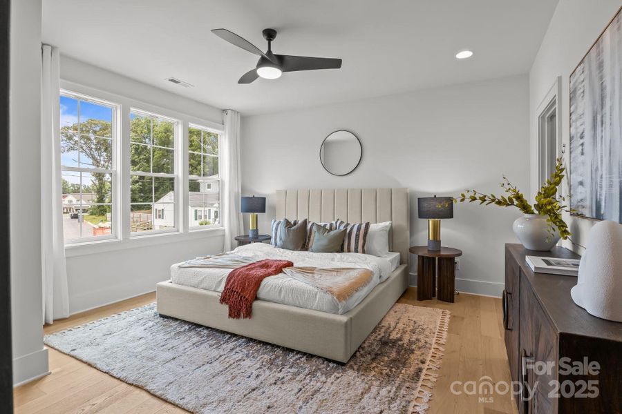 Furnished interior view inside a new home in , Charlotte (Image 13).