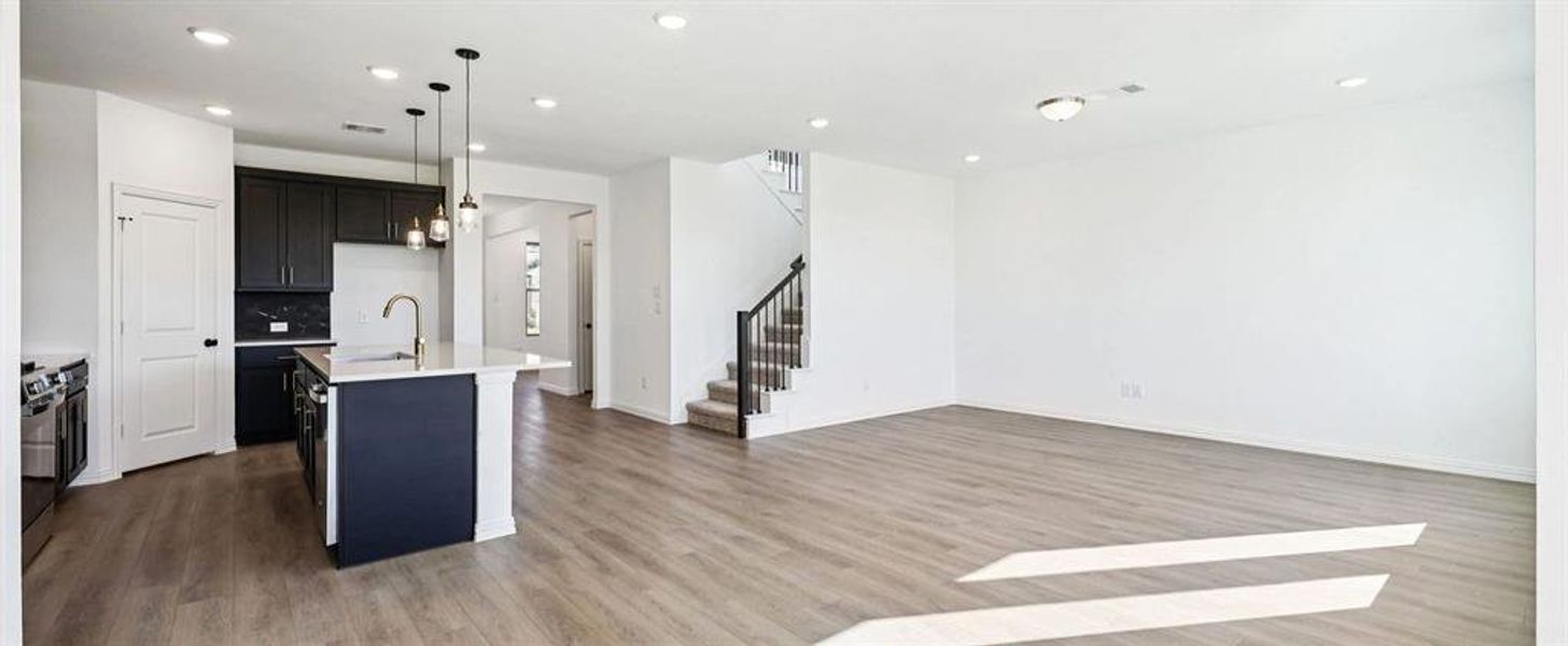 Open Kitchen-Living-Dining Room