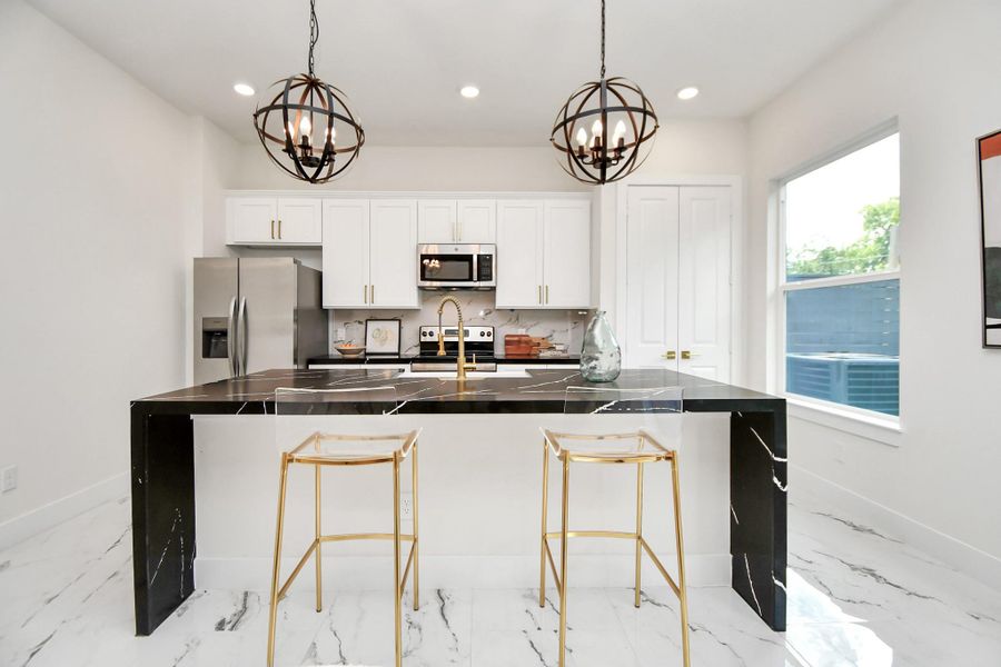 Furnished interior view inside a new home in , Houston (Image 17). Furnished interior view inside a new home in , Houston (Image 17).