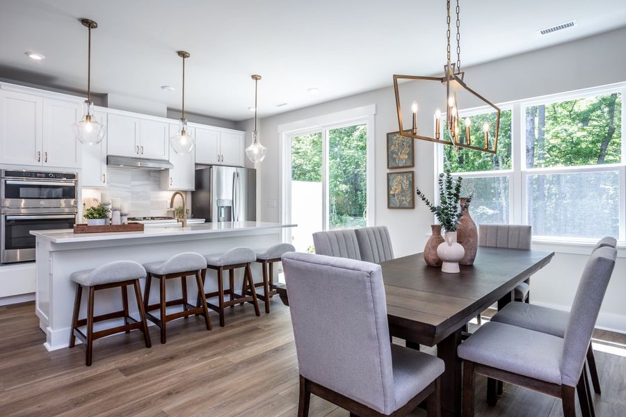 Representative furnished interior of a home built from the Lincoln by Tri Pointe Homes in The Grove at Latta Park, Durham (Image 3).