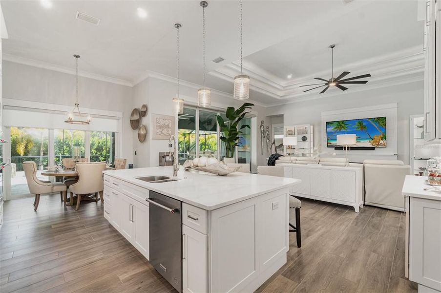 Furnished interior view inside a new home in , Cape Coral (Image 16).