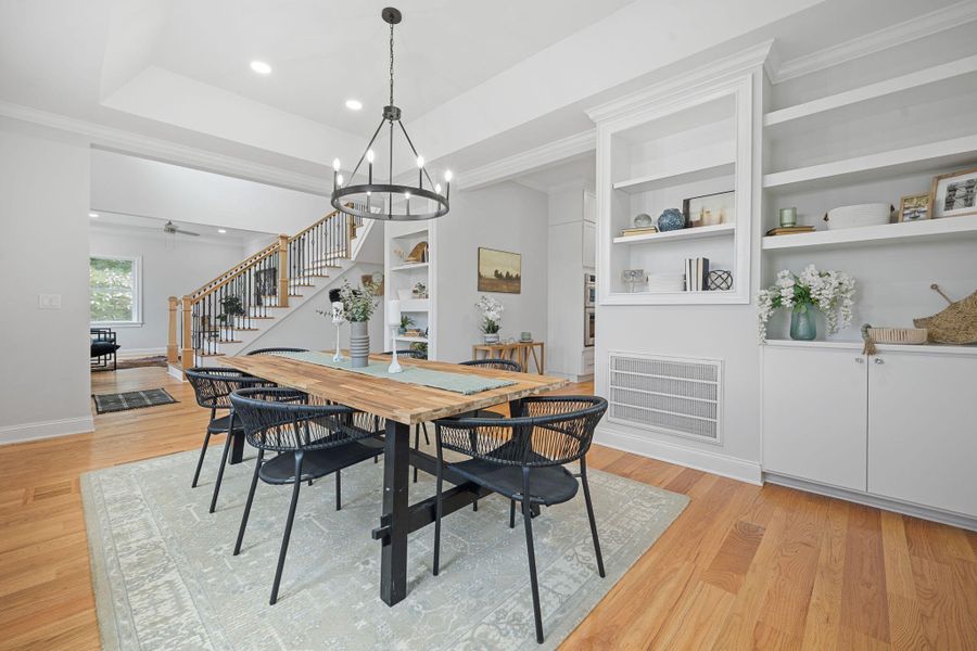 Furnished interior view inside a new home in , Summerville (Image 50). Furnished interior view inside a new home in , Summerville (Image 50).
