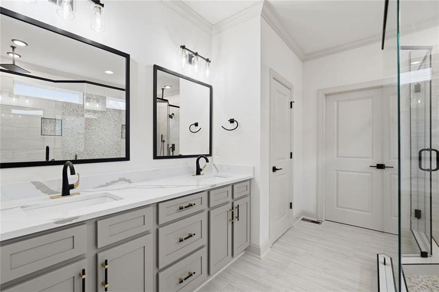 Furnished interior view inside a new home in , Dawsonville (Image 15).