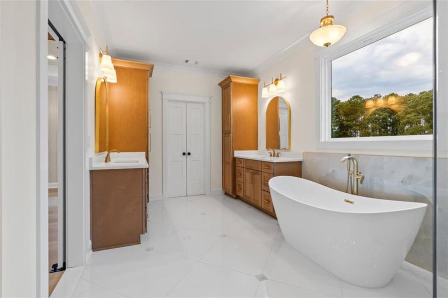 Furnished interior view inside a new home in , Winder (Image 15).
