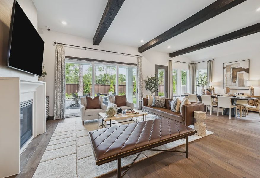 Plan 5042 great room - staged - 7 of 21 Plan 5042 great room - staged - 7 of 21