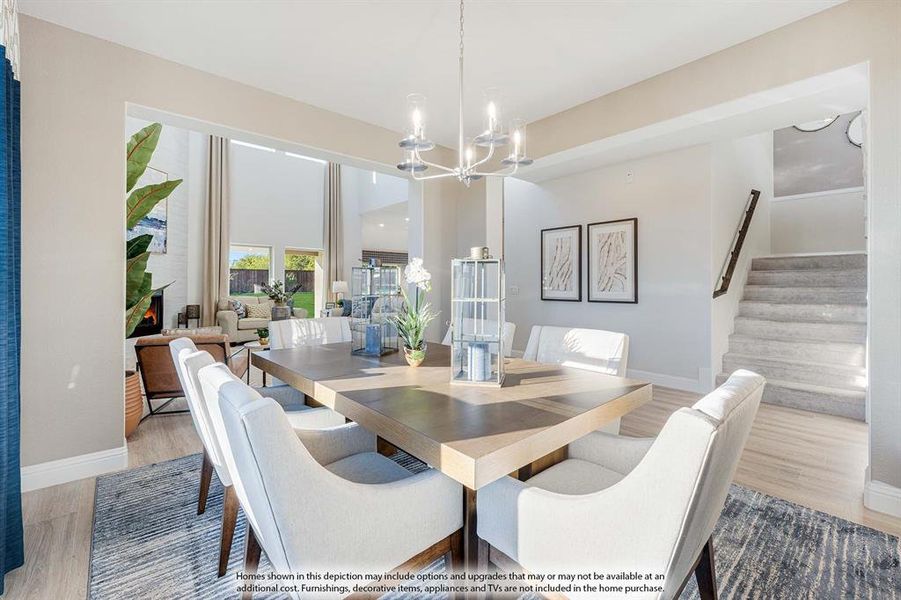 Furnished interior view inside a new home in Sutton Fields, Celina (Image 27).