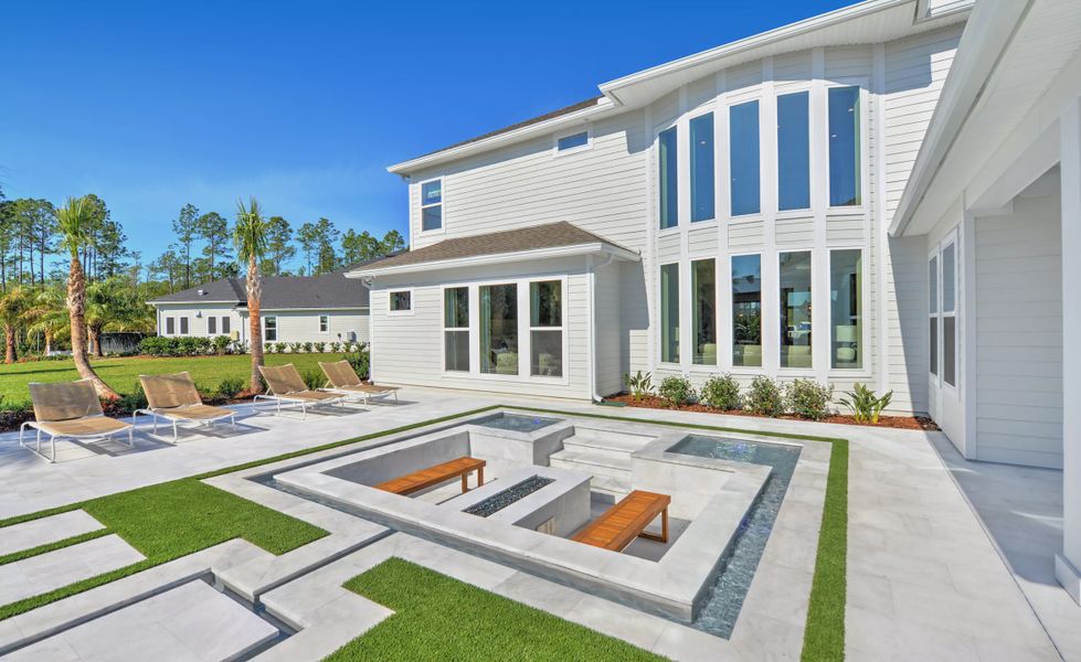 Exterior details and patio area of a home in SilverLeaf, St. Augustine (Image 24). Exterior details and patio area of a home in SilverLeaf, St. Augustine (Image 24).