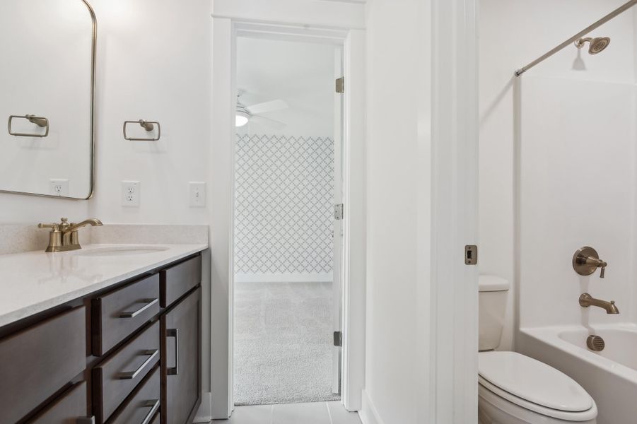 Furnished interior view inside a new home in Windsor Crossing, North Charleston (Image 11). Furnished interior view inside a new home in Windsor Crossing, North Charleston (Image 11).